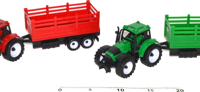 Trattore con rimorchio per bambini