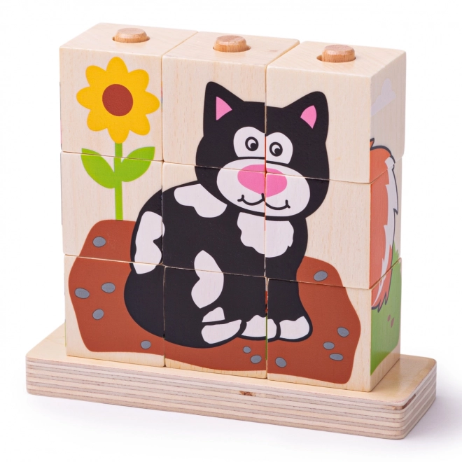 Bigjigs Baby Blocchi con Animali