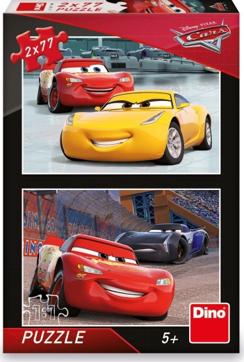 Puzzle CARS 3 piloti da corsa 2×77 pezzi