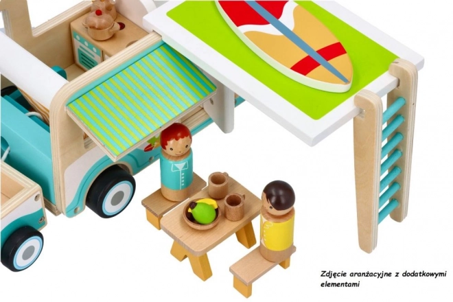 Camper in Legno con Rimorchio e Accessori