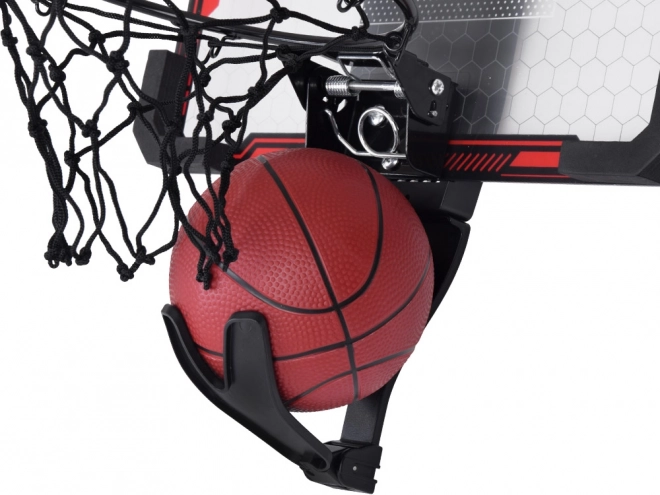 Set canestro da basket con tabellone elettronico e pallone