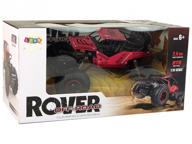 Auto RC telecomandata 1:16 nero rosso