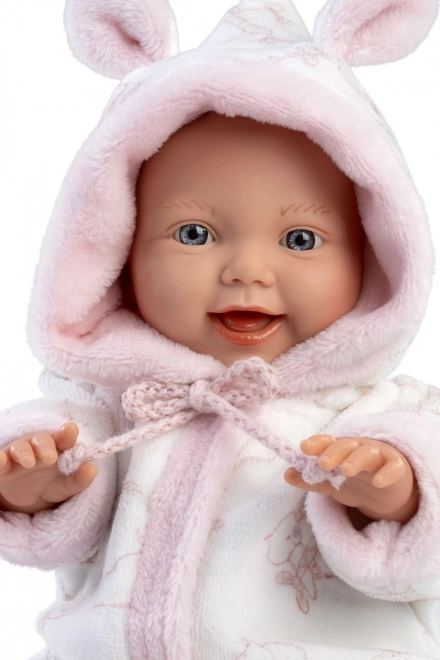 Llorens Little Baby bambola realistica neonato con corpo in tessuto morbido