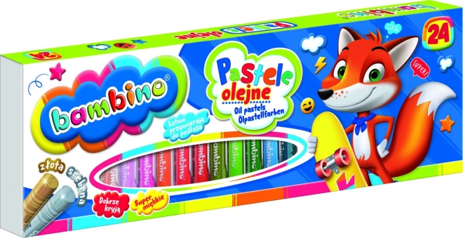 Pastelli a olio Bambino 24 colori