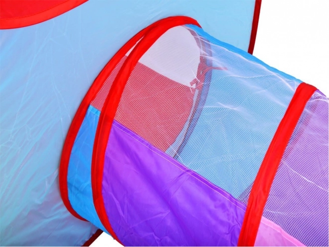 Gioco 3 in 1 con tunnel, casetta e piscina