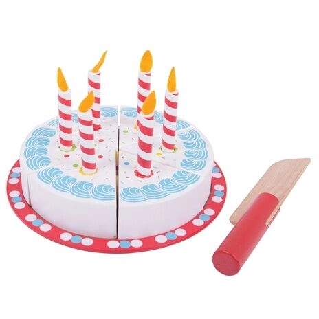 Torta di compleanno in legno Bigjigs Toys