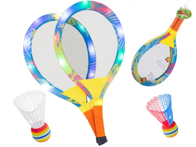 Racchette da tennis brillanti LED con volani