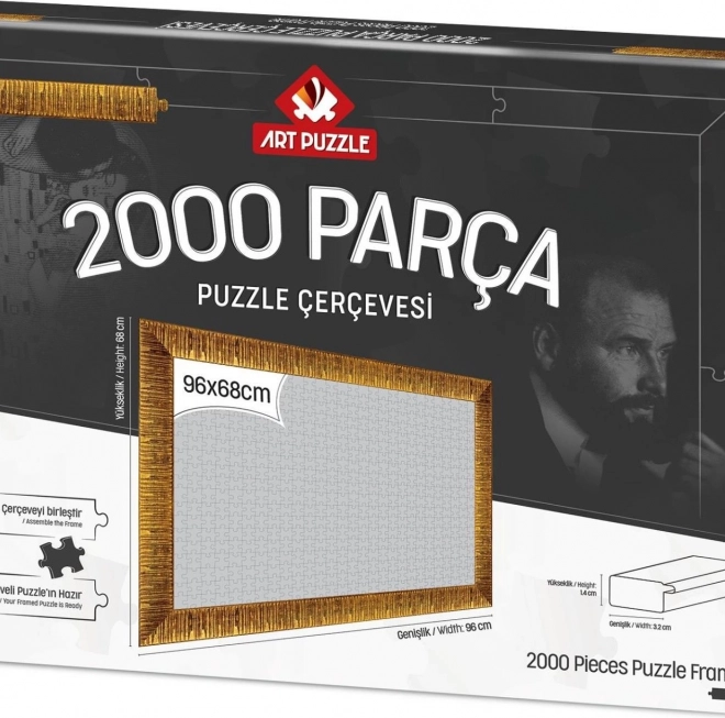 Cornice per puzzle 96x68cm dorata