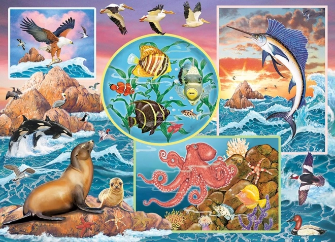 Puzzle Magia dell'Oceano 350 Pezzi per la Famiglia