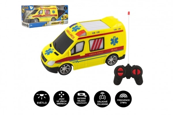 Ambulanza RC radiocomandata 20 cm con luci