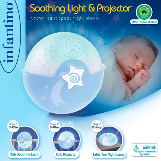 Infantino proiettore 2 in 1 blu