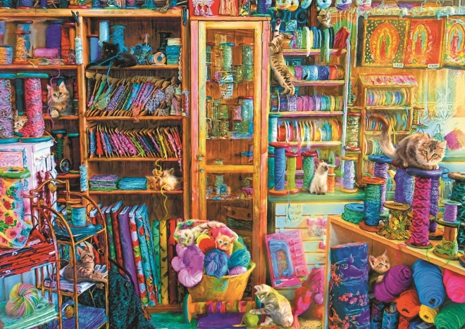 Puzzle 2000 pezzi paradiso felino