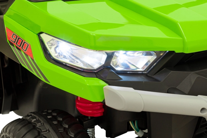 Auto Pick-Up Speed 900 pro bimbi Verdi + trazione 4x4 + pompa mobile + vano bagagli + telecomando + pala + LED audio
