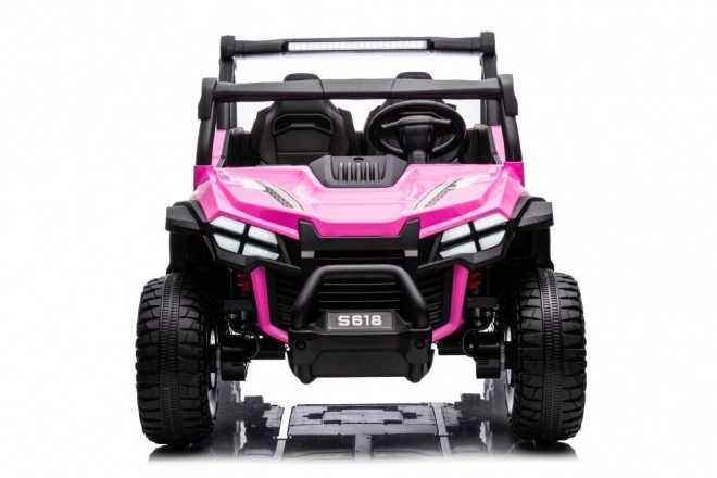 Auto Elettrico Rosa 4x4