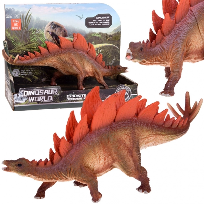 Figura dinosauro Stegosauro realistico in plastica