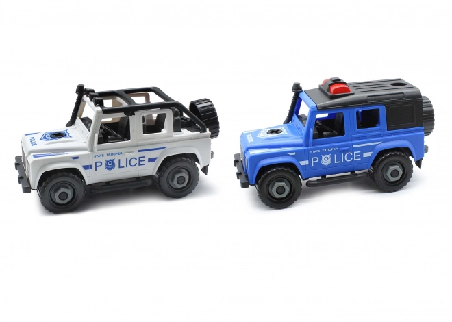 Auto Jeep della Polizia Assemblabile