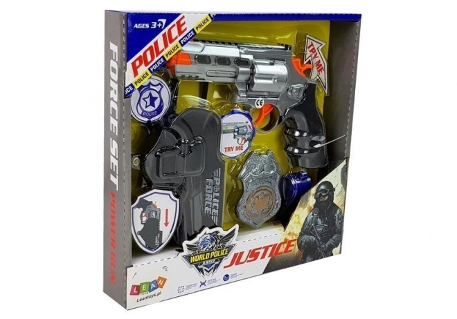 Set Polizia con Revolver e Effetti Luminosi