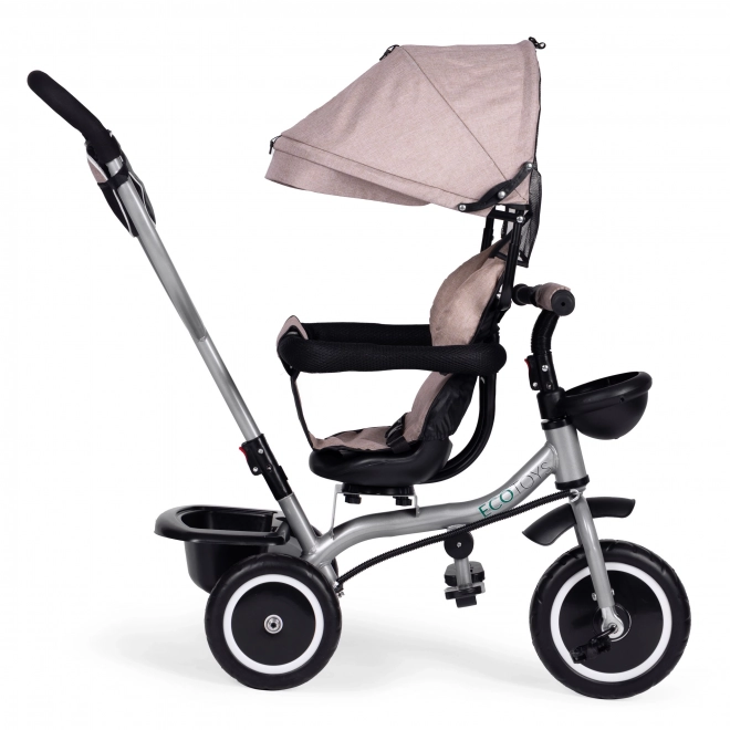 Triciclo Passeggino 2-in-1 Beige ECOTOYS