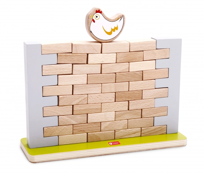 Gioco in legno Muro di mattoni