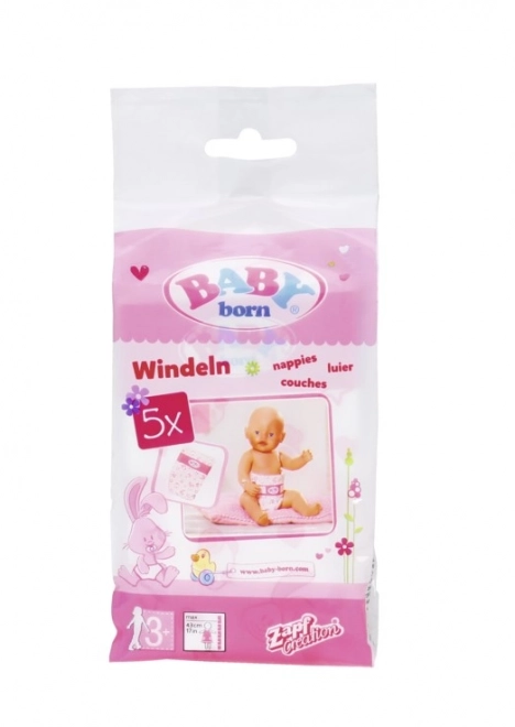 Set di Pannolini per Bambole BABY born