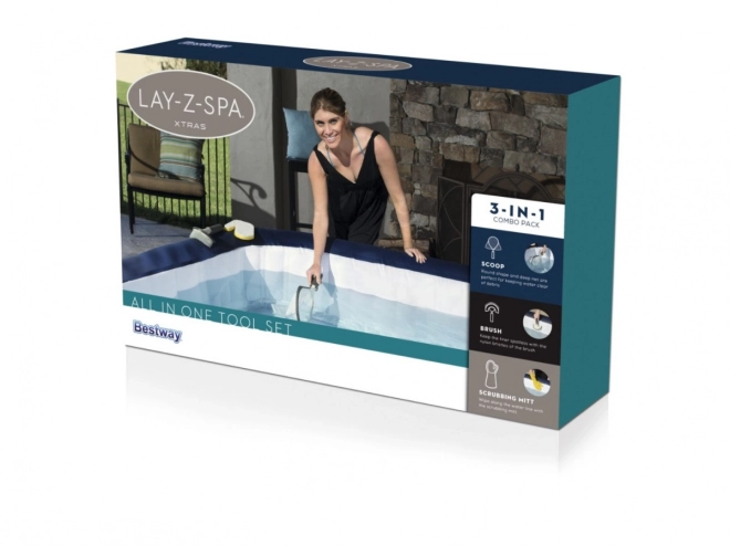 Set da Pulizia 3 in 1 per Jacuzzi Lay-Z-Spa