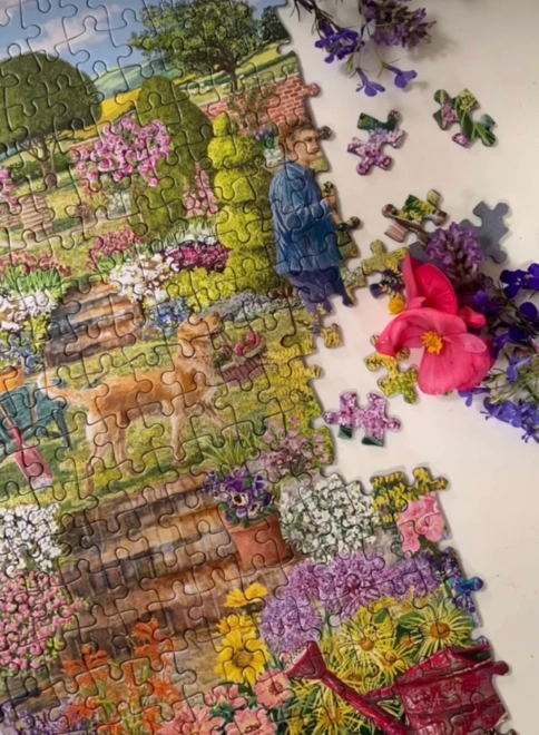 Puzzle Giardino Fiorito 1000 Pezzi