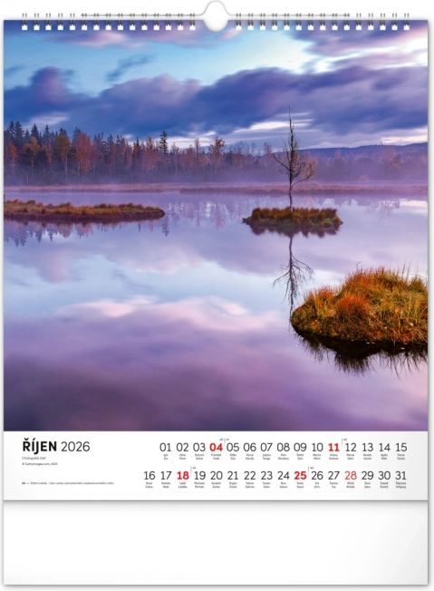 Calendario da parete Šumava 2026