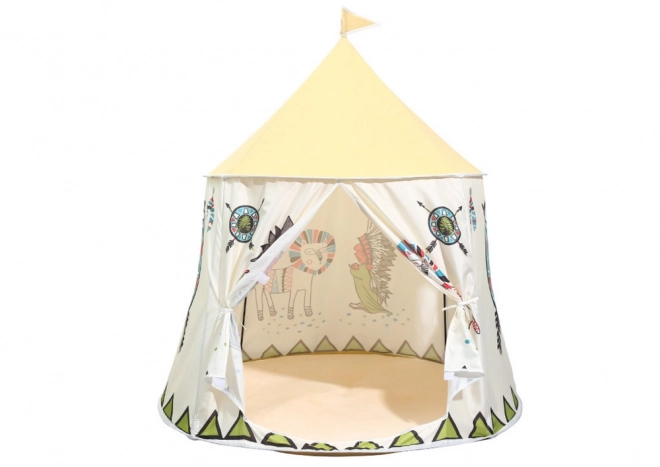 Tipi per bambini beige 125 cm