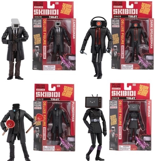 Skibidi Toilet - DeLux action figures da collezione 15 cm