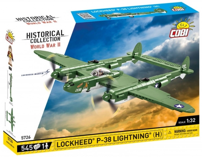 Cobi Aereo Da Caccia Lockheed P-38H Lightning II GM