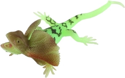 Giocattolo in silicone luminoso animale o rettile 16 cm