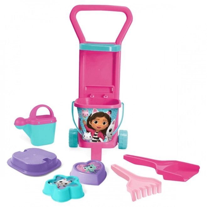 Carrello con set estivo Casetta dei gatti di Gabi