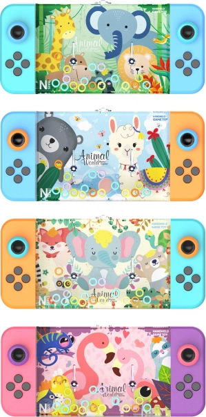 Gioco tascabile ad acqua con animaletti 17 × 7,5 cm