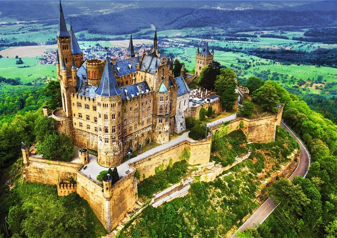 Puzzle Premium Plus Trefl Photo Odyssey: Castello Hohenzollern, Germania 1000 pezzi