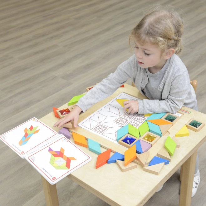 Gioco educativo di mosaico colori e forme Masterkidz Tangram Montessori