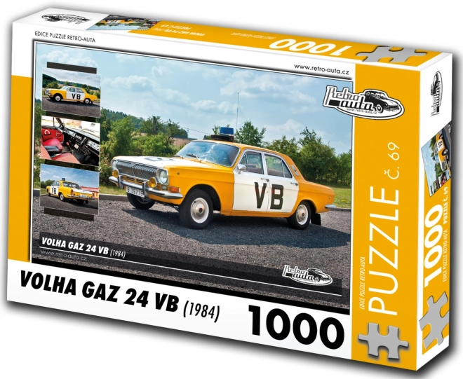 Puzzle RETRO-AUTA n. 69 Volha GAZ 24 VB (1984) 1000 pezzi