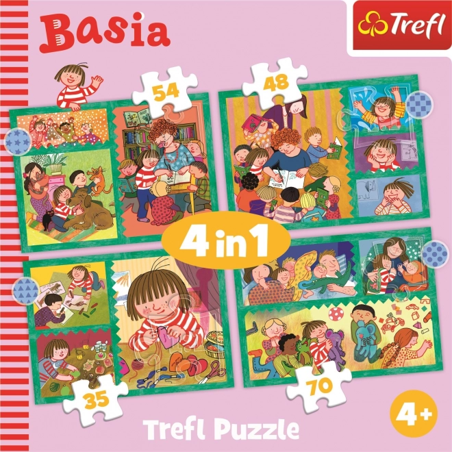 Puzzle Trefl 4 in 1 - Le avventure di Basia