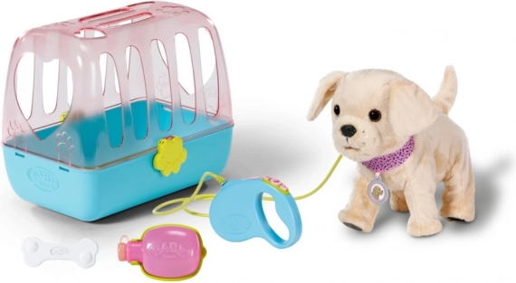 Baby Born il mio cagnolino allegro con trasportino