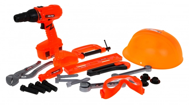 Set di strumenti da costruzione per bambini 3+ Trapano-avvitatore e accessori