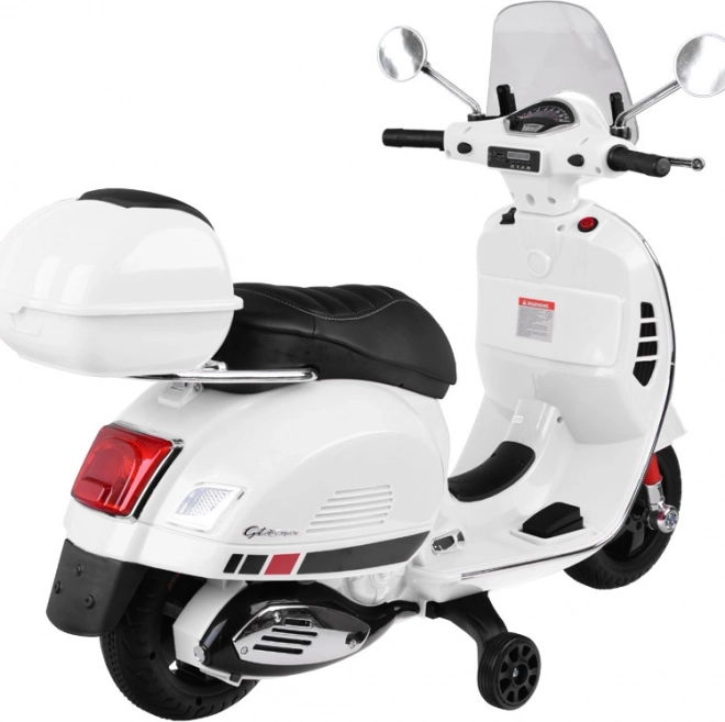 Scooter elettrico Vespa GTS Super per bambini – Bianco