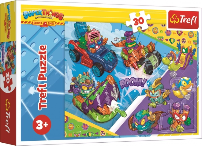 Puzzle TREFL Super Things: Squadra Dei Super Spioni 30 Pezzi