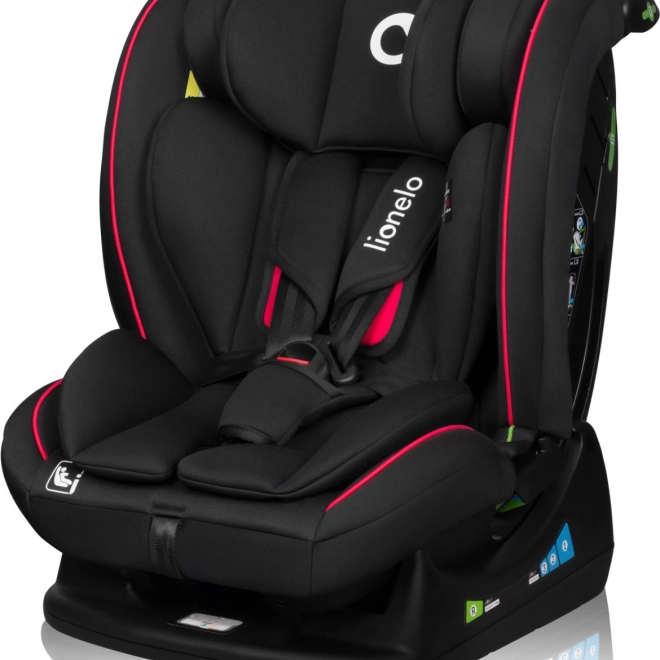 Seggiolino Auto per Bambini Lionelo Aart i-Size Nero Rosso 40-150 cm