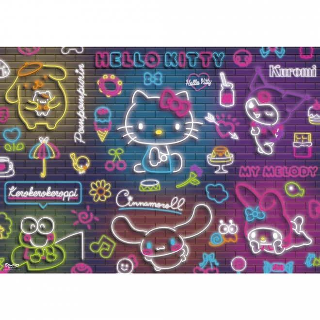 Puzzle 500 pezzi Neon Hello Kitty