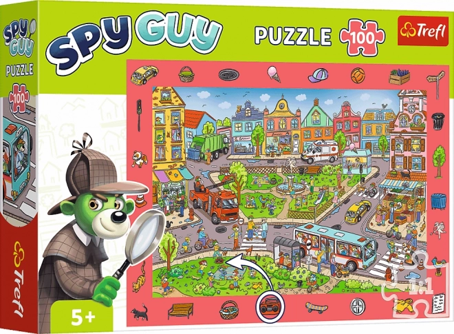 Puzzle Osservazione 100 Pezzi Spy Guy - Città