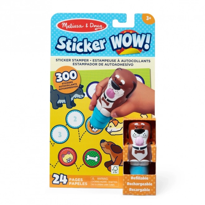 Sticker WOW! libretto con adesivi cane