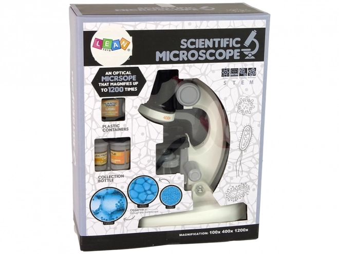 Set educativo microscopio bianco per bambini