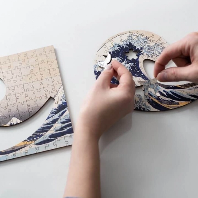 Puzzle in legno Hokusai Grande onda Kanagawa 200 pezzi