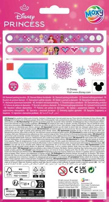 Pittura diamante - braccialetti Principesse Disney