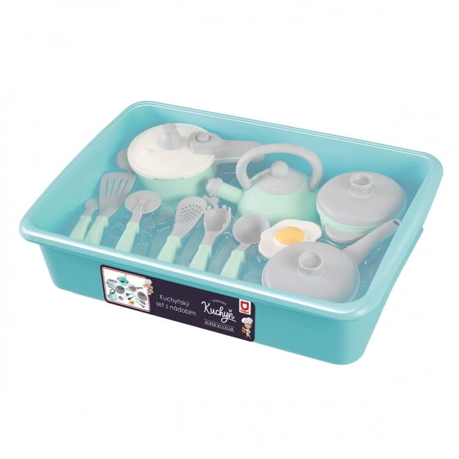 Set da cucina con stoviglie