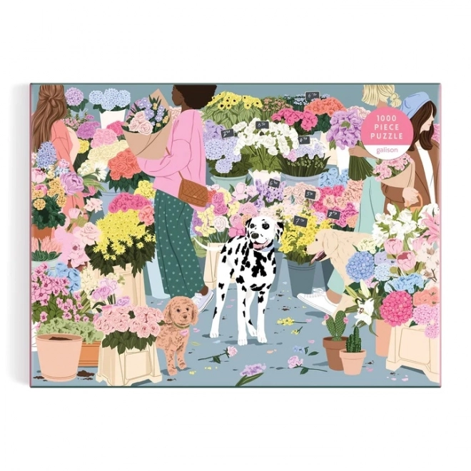 Puzzle Mercato Dei Fiori 1000 Pezzi Galison